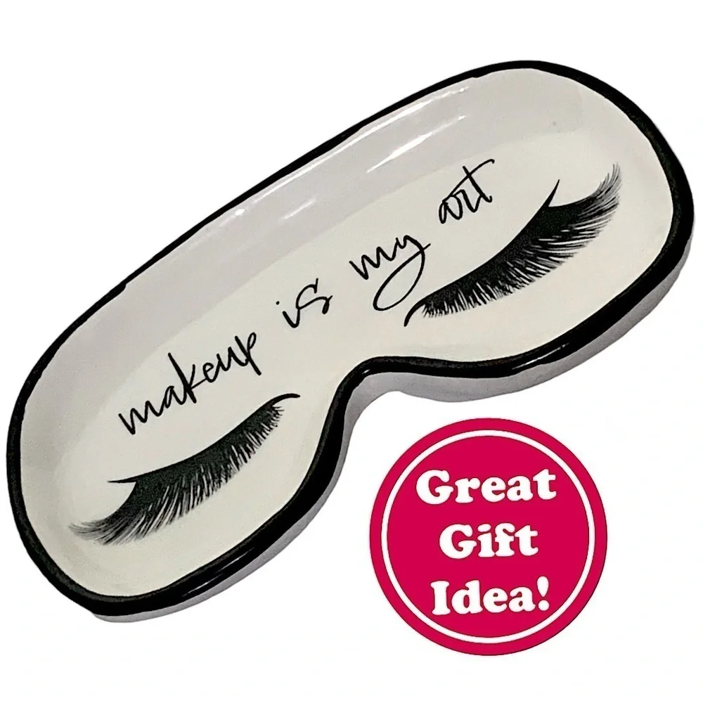 Trinket Tray Multipurpose for Jewelry Eyeglass Makeup Keys This and That Storage